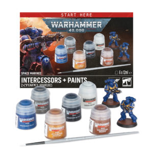 Space Marine Intercessors and paint